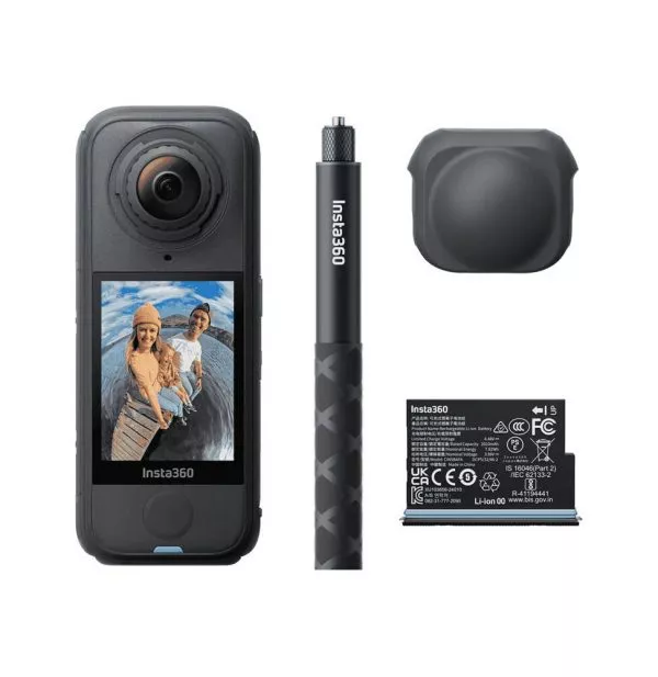 Kit de démarrage pour caméra d'action 360° Insta360 X4 Air (6977644764763)