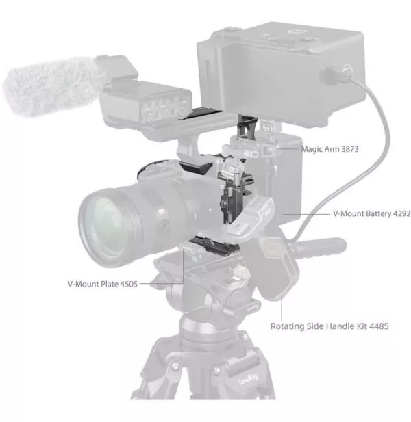 Kit de fixation Smallrig HawkLock 4771 Cage Protege pour caméra Sony (6941590018126)
