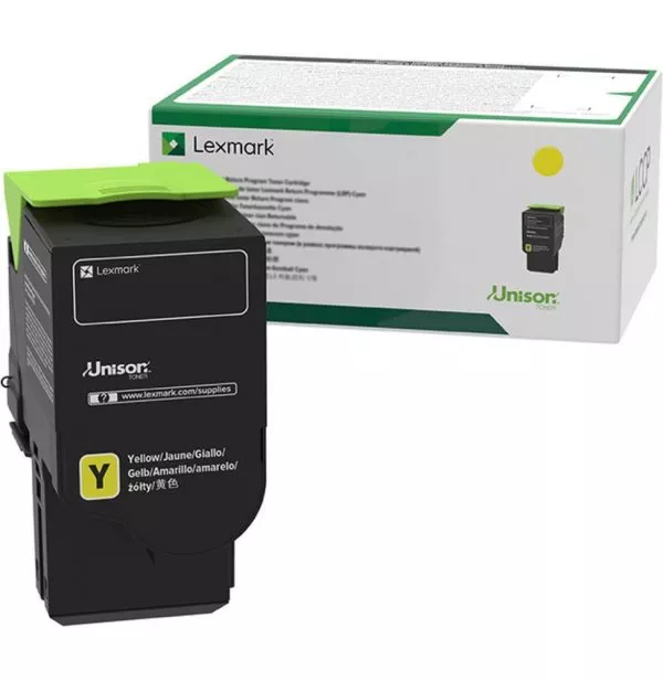 Lexmark CS/CX421 52x 62x jaune - Cartouche de toner d'origine (78C50Y0)