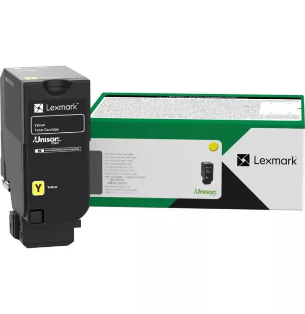 Lexmark CX735 Cartouche de toner du programme de retour Jaune (81C8XY0)