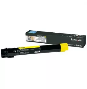 Lexmark X950/952/954 Jaune - Cartouche de toner d'origine (X950X2YG)