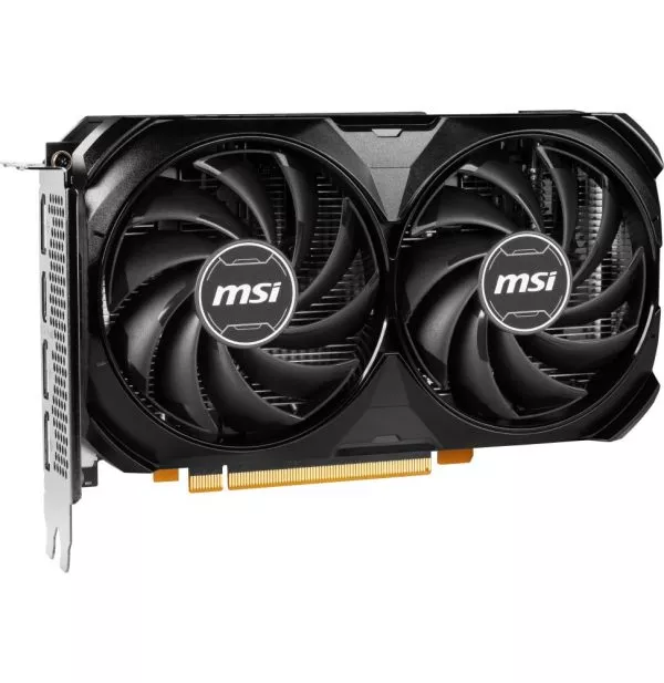 MSI GEFORCE RTX 4060 VENTUS 2X BLACK 8G OC carte graphique NVIDIA 8 Go GDDR6 (GEFORCE RTX 4060 VENTUS 2X BLACK 8G OC)