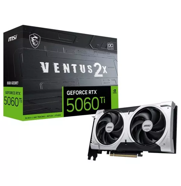 MSI GeForce RTX 5060 Ti 8G VENTUS 2X OC PLUS