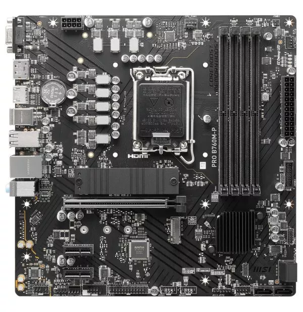Carte Mère Intel MSI PRO B760M-P (911-7E02-026)