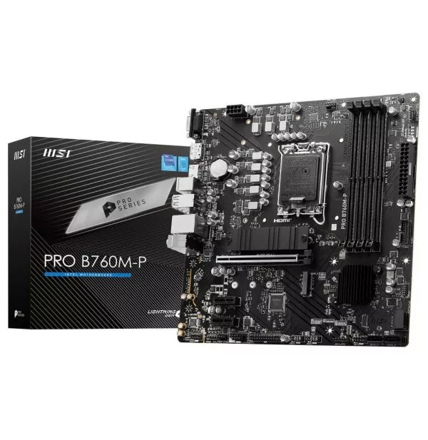 Carte Mère Intel MSI PRO B760M-P (911-7E02-026)