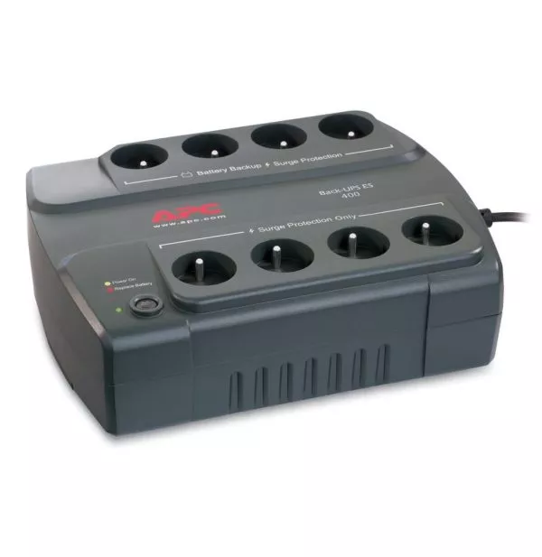 Onduleur Off-line APC Back-UPS BE400-FR - 240 W / 400 VA - 8 prises FR