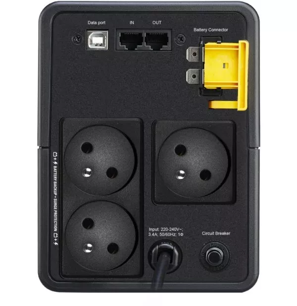 Onduleur Line-interactive APC Back-UPS BX750MI-FR - 410 W / 750VA - 3 prises françaises