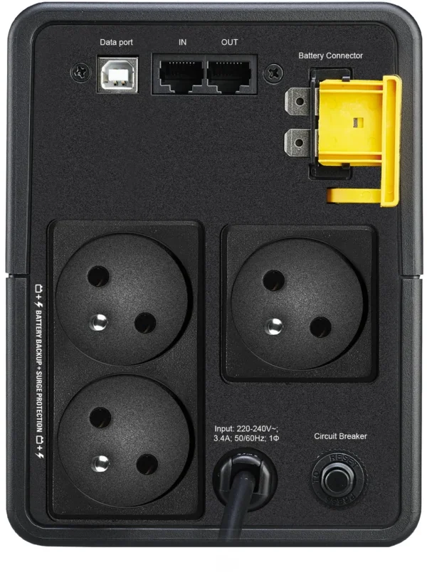 Onduleur Line-interactive APC Back-UPS BX750MI-FR - 410 W / 750VA - 3 prises françaises