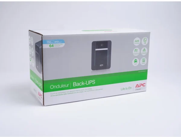 Onduleur Line-interactive APC Back-UPS BX750MI-FR - 410 W / 750VA - 3 prises françaises