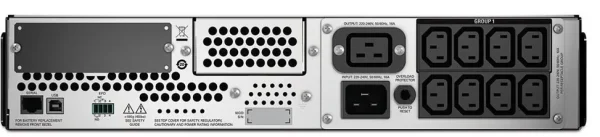 Onduleur Line interactive APC Smart-UPS C SMC3000RMI2U - 2100 W / 3000 VA - 8 prises C13 + 1 prise C19 - Rack 2U