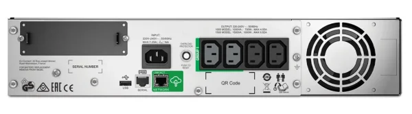 Onduleur Line-interactive APC Smart-UPS SMT 1500VA - 230V Rack SmartConnect (SMT1500RMI2UC)