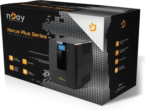 Onduleur Line-interactive nJoy Horus Plus 2000 - 1200W / 2000 VA - 4 prises FR (PWUP-LI200H1-AZ)