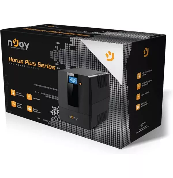 Onduleur Line-interactive nJoy Horus Plus 2000 - 1200W / 2000 VA - 4 prises FR (PWUP-LI200H1-AZ)