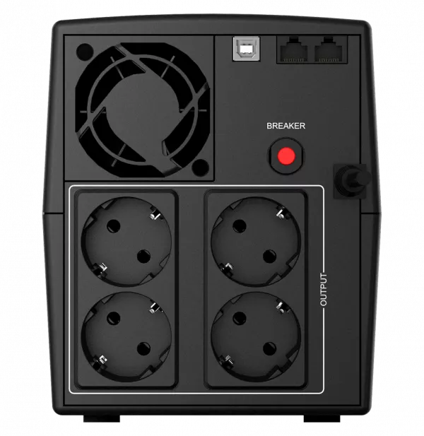 Onduleur Line-interactive nJoy Keen 1000 USB - 600 W / 1000 VA - 4 prises FR (UPLI-LI100KU-CG)