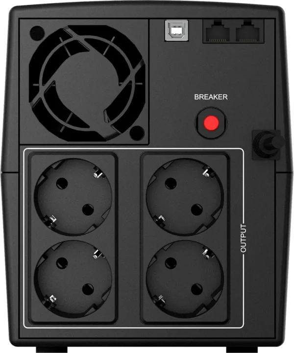 Onduleur Line-interactive nJoy Keen 1000 USB - 600 W / 1000 VA - 4 prises FR (UPLI-LI100KU-CG)