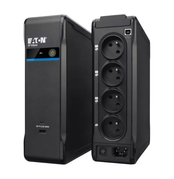 Onduleur Off-line Eaton 3P Ellipse 3P900UF - 540 W / 900 VA - 4 prises FR + USB
