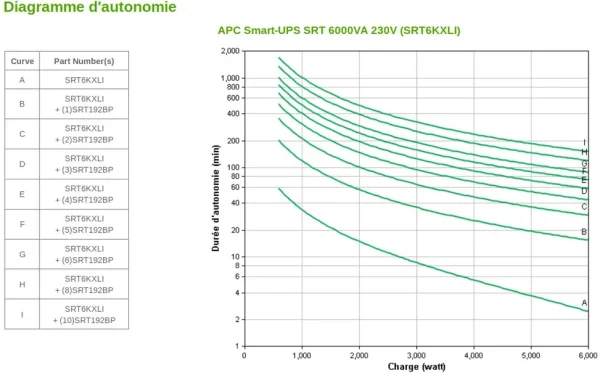 Onduleur On-line APC 6000VA Smart-UPS SRT (SRT6KXLI)