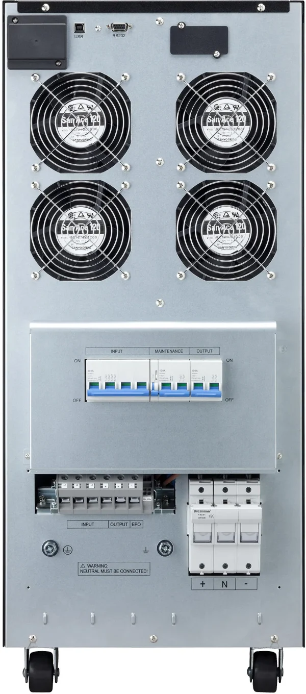 Onduleur On-line Eaton 9E 9E15KI - 12000 W / 15 kVA - Bornier