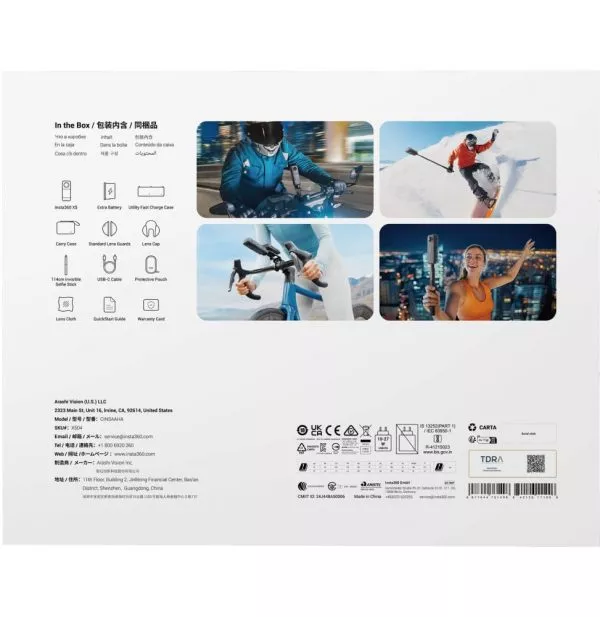 Pack essentiel pour Caméra d'action 360° Insta360 X5 (6977644761496)