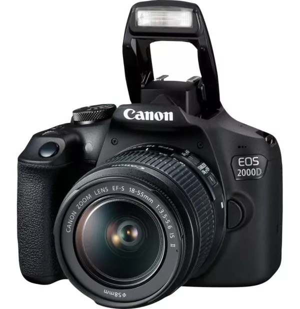 Reflex Canon EOS 2000D + Objectif EF-S 18-55mm IS II (2728C003AA)