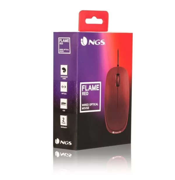 Souris filaire NGS Flame Rouge (FLAMERED)
