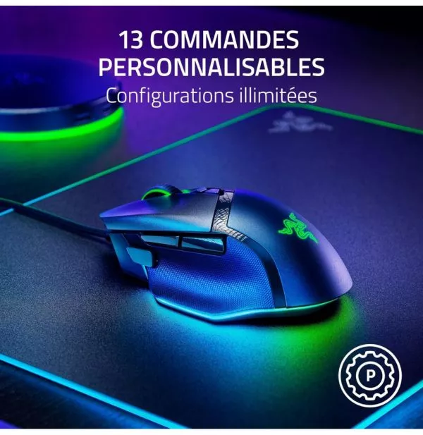Souris gaming filaire Razer Basilisk V3 35K (RZ01-05230100-R3M1)