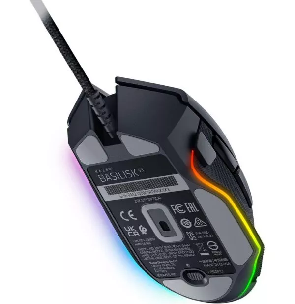 Souris gaming filaire Razer Basilisk V3 (RZ01-04000100-R3M1)
