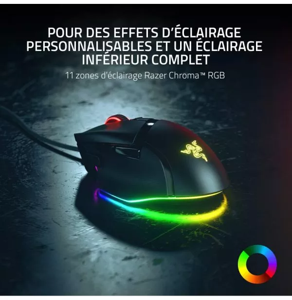 Souris gaming filaire Razer Basilisk V3 (RZ01-04000100-R3M1)