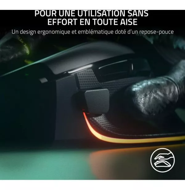 Souris gaming filaire Razer Basilisk V3 (RZ01-04000100-R3M1)