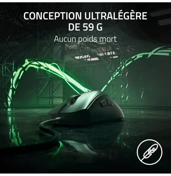 Souris gaming filaire Razer DeathAdder V3 (RZ01-04640100-R3M1)