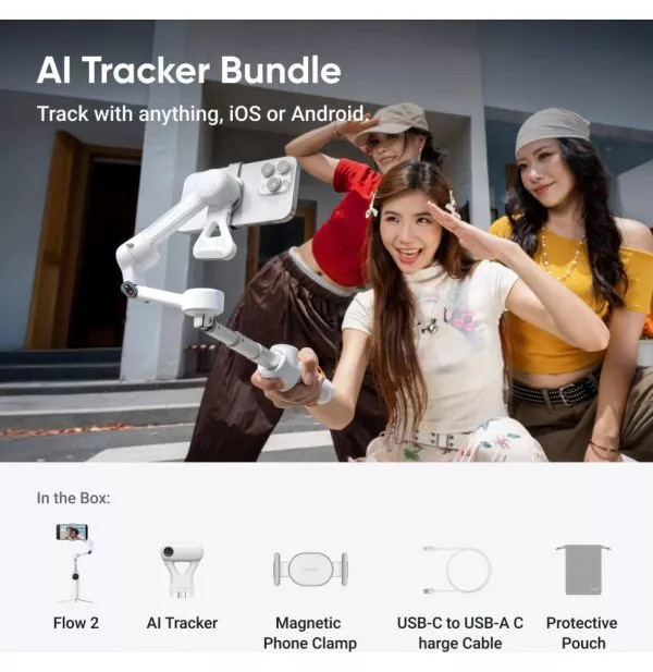 Stabilisateur Insta360 Flow 2 Al Tracker CINSABQA (6977644763384)
