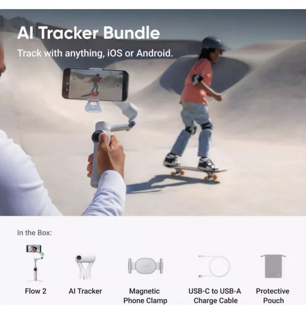 Stabilisateur Insta360 Flow 2 Al Tracker CINSABQA (6977644763407)