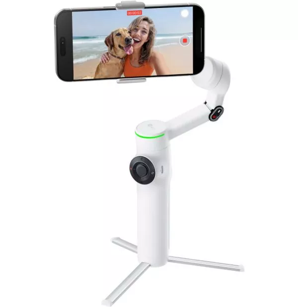 Stabilisateur pliable Insta360 Flow 2 Pro Creator Bundle CINSABQB - Blanc (6970357859221)