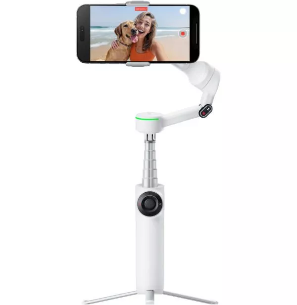 Stabilisateur pliable Insta360 Flow 2 Pro Creator Bundle CINSABQB - Blanc (6970357859221)