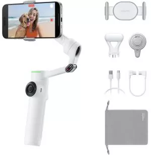 Stabilisateur pliable Insta360 Flow 2 Pro Creator Bundle CINSABQB - Blanc (6970357859221)