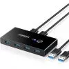 Switch USB 3.0 Ugreen 4 Ports pour 2 PC (30768)