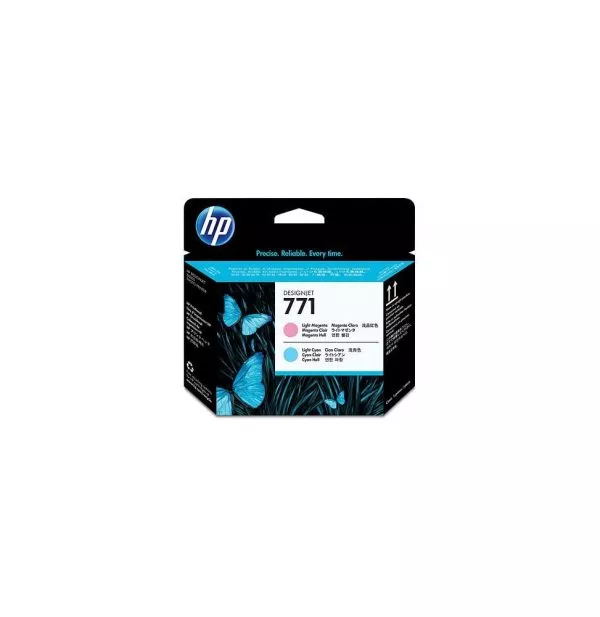 Tête d'impression magenta clair et cyan clair HP 771 Designjet (CE019A)