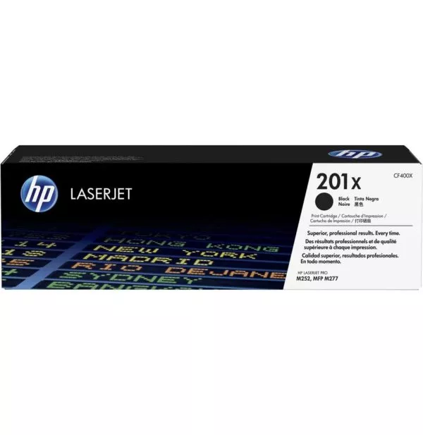 HP 201X Noir (CF400X) - Toner grande capacité HP LaserJet d'origine