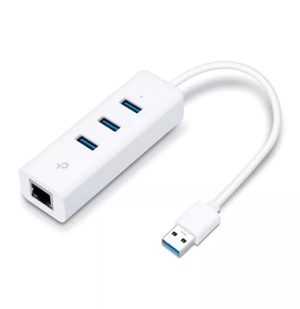 TP-Link UE330 station d'accueil Avec fil USB 3.2 Gen 1 (3.1 Gen 1) Type-A Blanc (UE330)