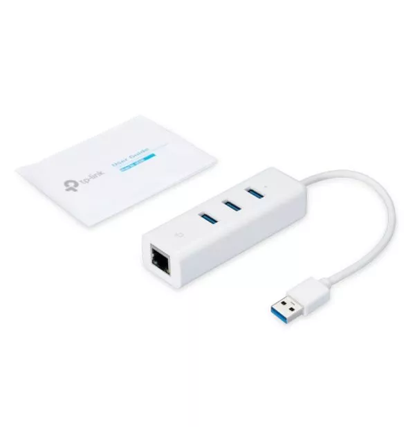 TP-Link UE330 station d'accueil Avec fil USB 3.2 Gen 1 (3.1 Gen 1) Type-A Blanc (UE330)