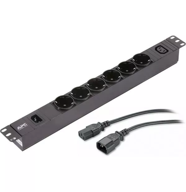 Unité de Distribution d'énergie APC Easy PDU Basic 1U - 6 prises FR (Schuko) + 1 prise C13 / 10A 230V (EPDU1010B-SCH)