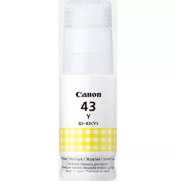 canon-gi-43y-jaune-bouteille-dencre-canon-dorigine-4689c001aa Canon GI-43Y Jaune - Bouteille d'encre Canon d'origine (4689C001AA)