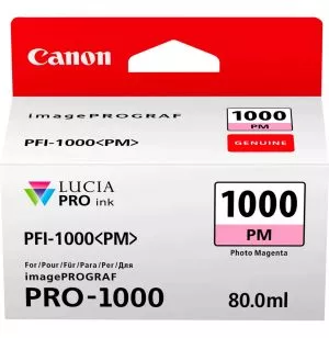 canon-pfi-1000pm-magenta-photo-cartouche-dencre-canon-dorigine-0551c001aa Canon PFI-1000PM Magenta photo - Cartouche d'encre Canon d'origine (0551C001AA)