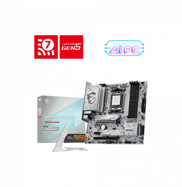 Carte Mère MSI B850M GAMING PLUS WIFI (911-7E66-001)