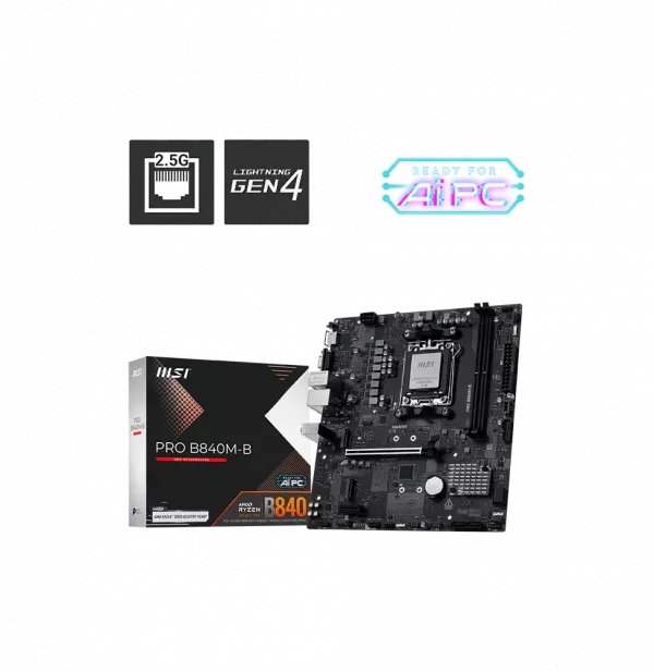 Carte Mère MSI PRO B840M-B (911-7E76-002)