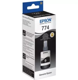 cartouche-d-encre-noire-epson-t7741-pigment-black-ink-bottle-140-ml-c13t77414a Epson 774 BK (T7741) Noir - Bouteille d'encre Epson d'origine (C13T77414A)