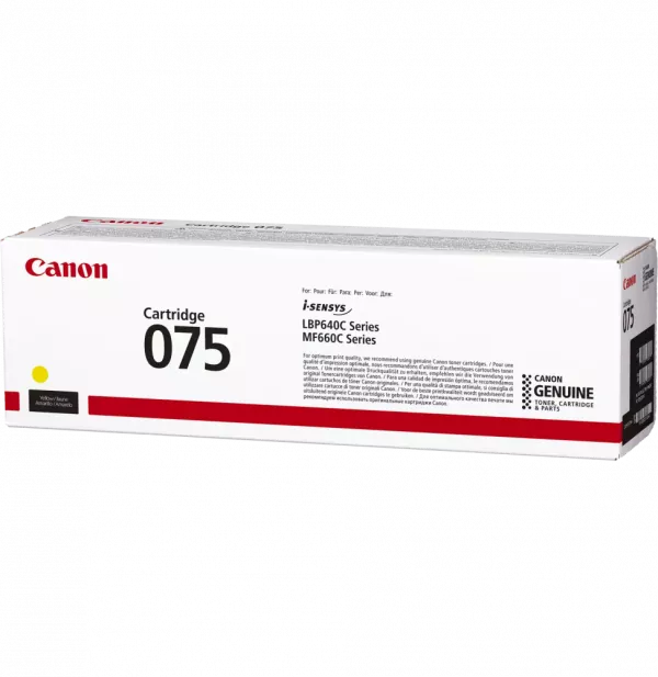 Cartouche de toner Canon 075 Jaune (6362C002AA)