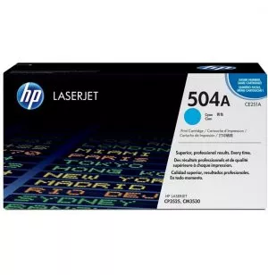 cartouche-dimpression-cyan-hp-color-laserjet-ce251a-ce251a HP 504A Cyan (CE251A) - Toner HP LaserJet d'origine