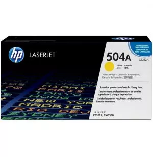 cartouche-dimpression-jaune-hp-color-laserjet-ce252a-ce252a HP 504A Jaune (CE252A) - Toner HP LaserJet d'origine
