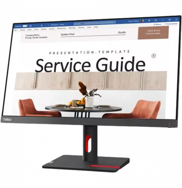 Écran Plat 24" Lenovo ThinkVision S24i-30 (63DEKAR3WW)